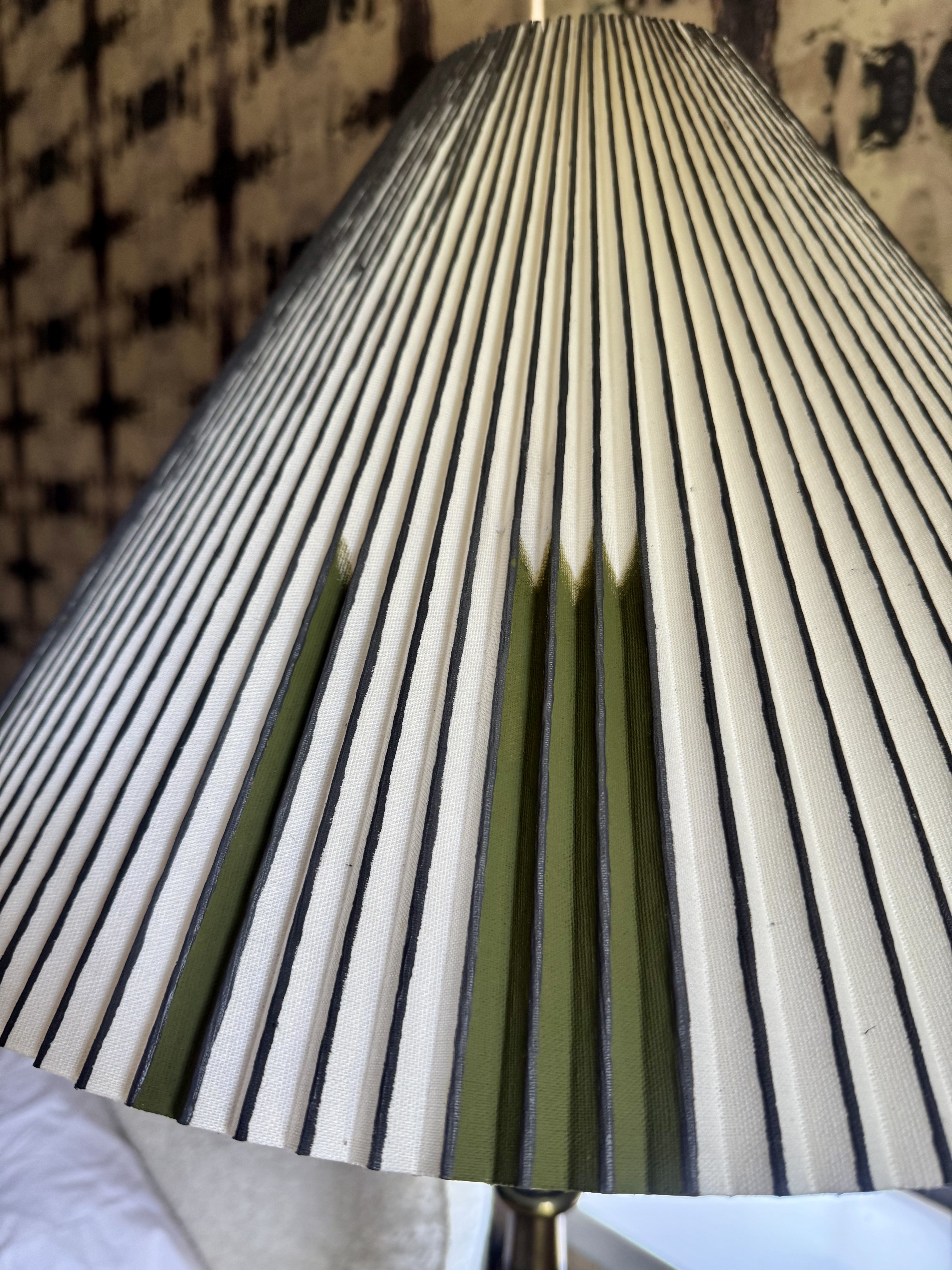 Pleated shade detail